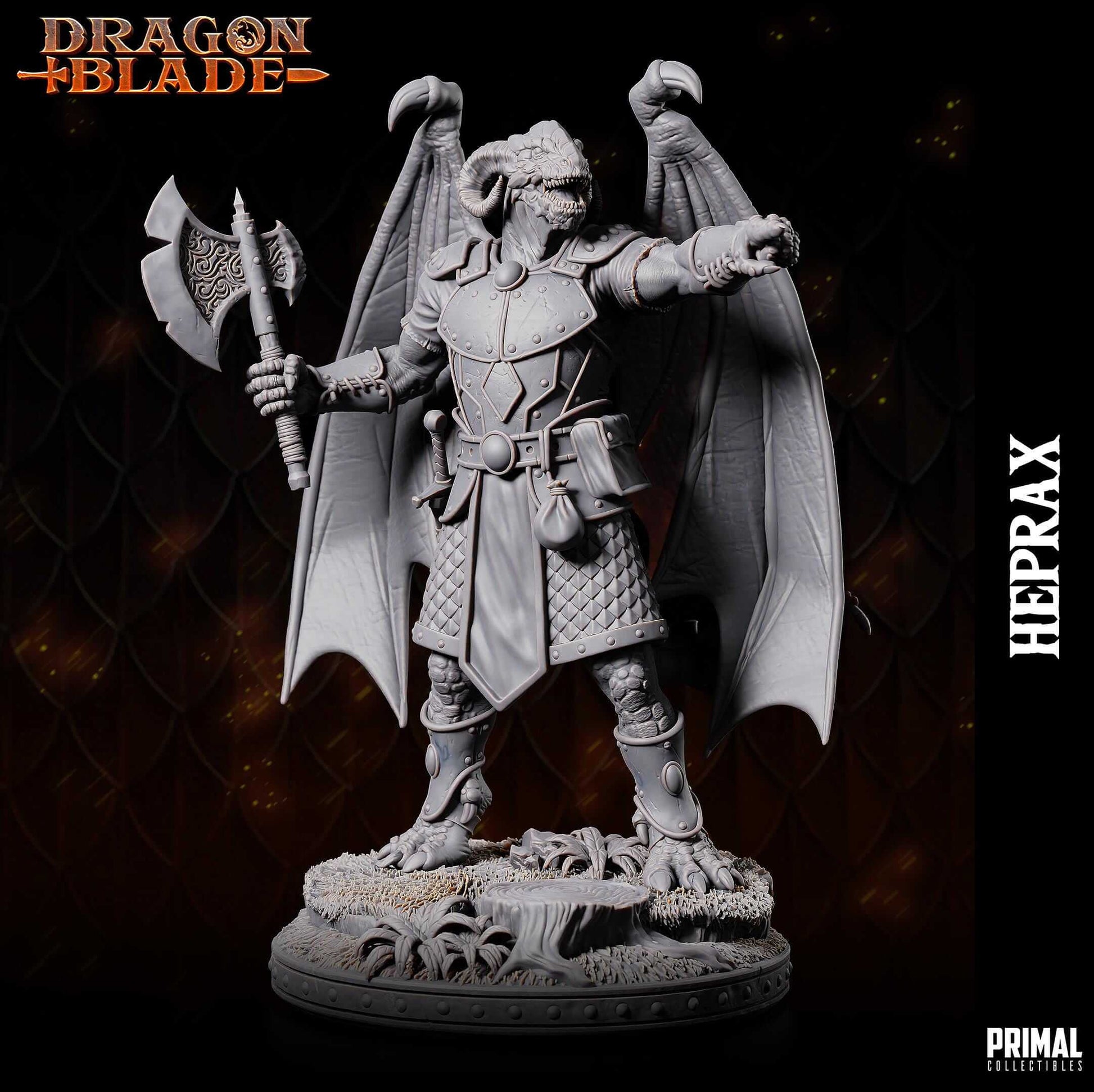 Heprax Draconian Dragonblade - Masters of Dungeon Quest