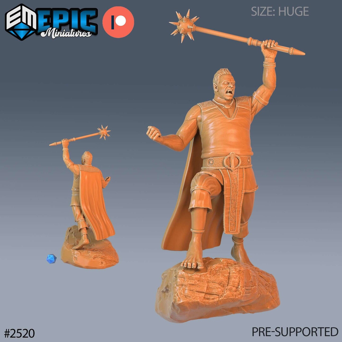 Cloud Giant Male - D&D Epic Miniatures   and Dragons