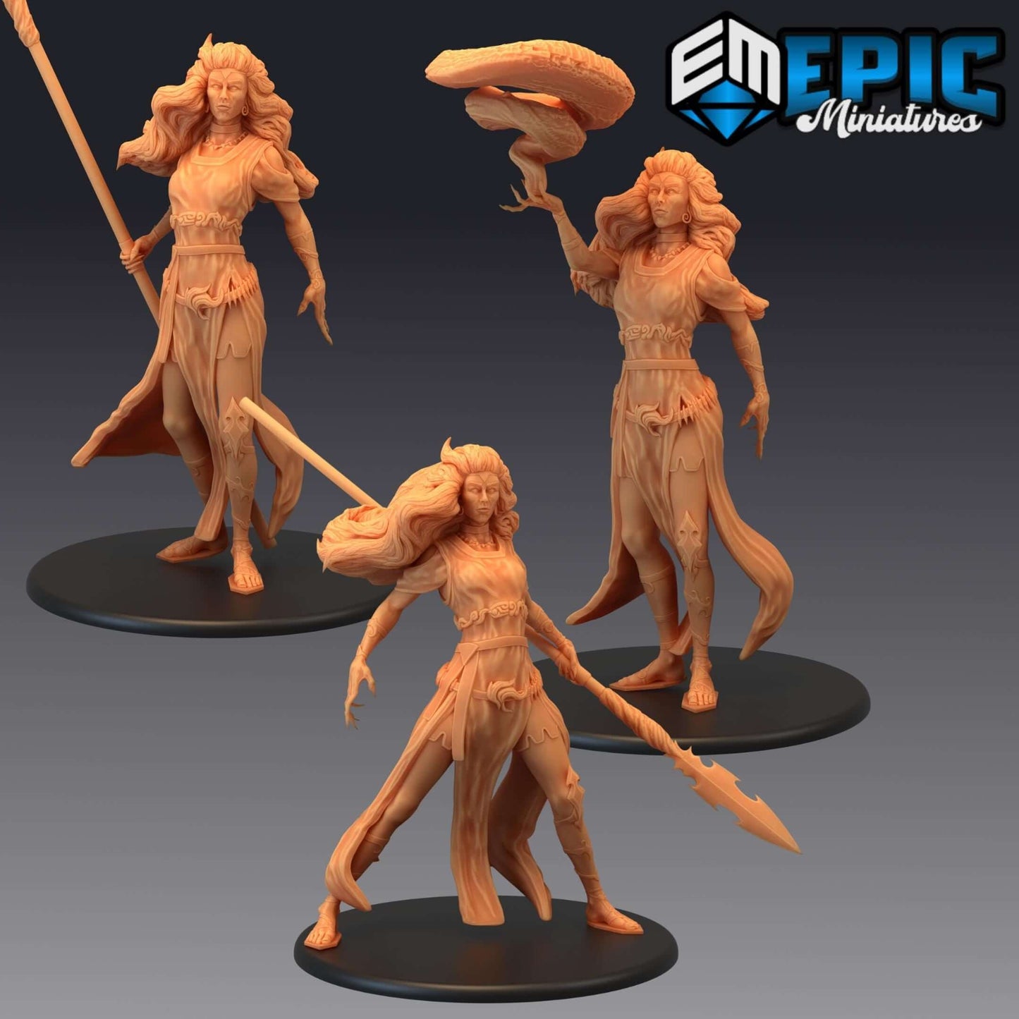 Cloud Giant Female - D&D Epic Miniatures   and Dragons