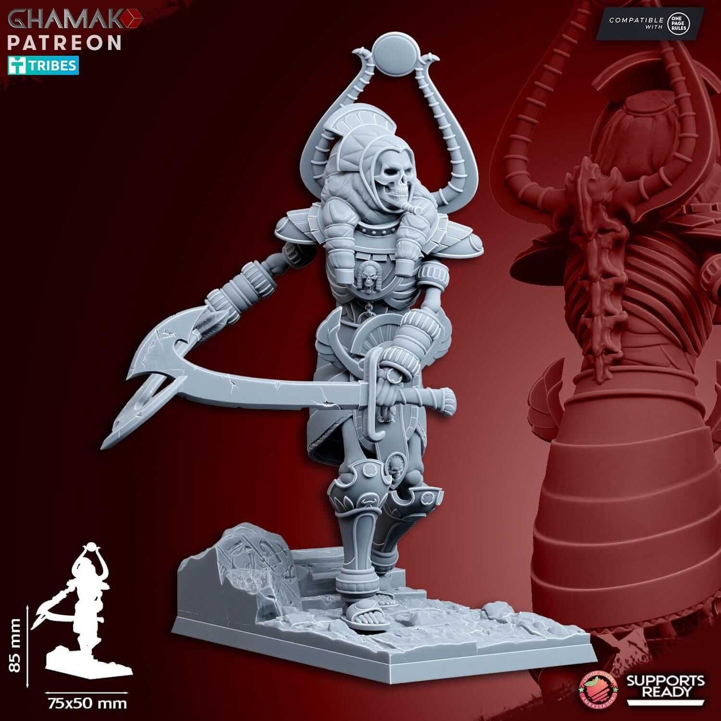 Nomarch Colossus - Kings of the Lost Tombs - Miniatures by Ghamak