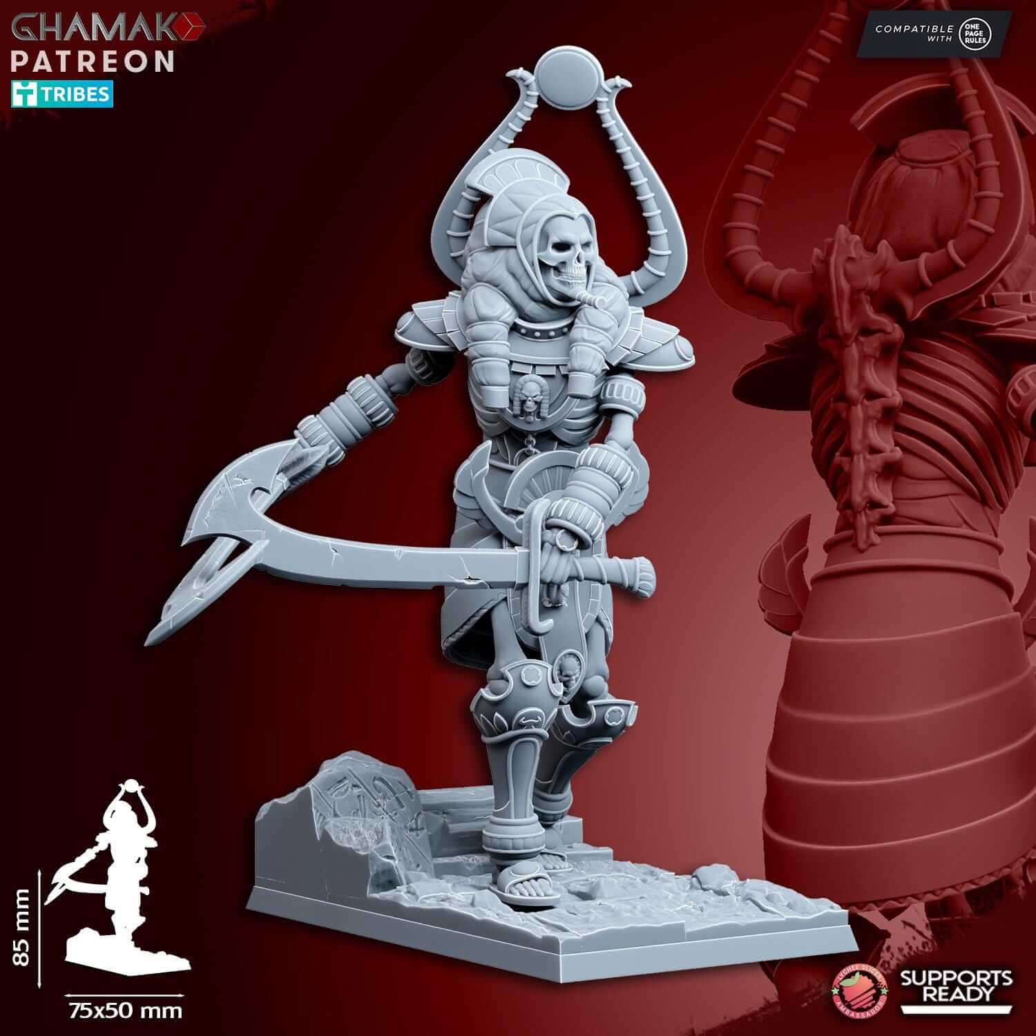 Nomarch Colossus - Kings of the Lost Tombs - Miniatures by Ghamak