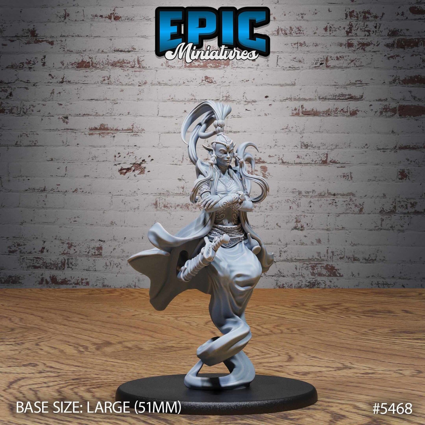 Djinni Female Set - Epic Miniatures - Dungeons and Dragons