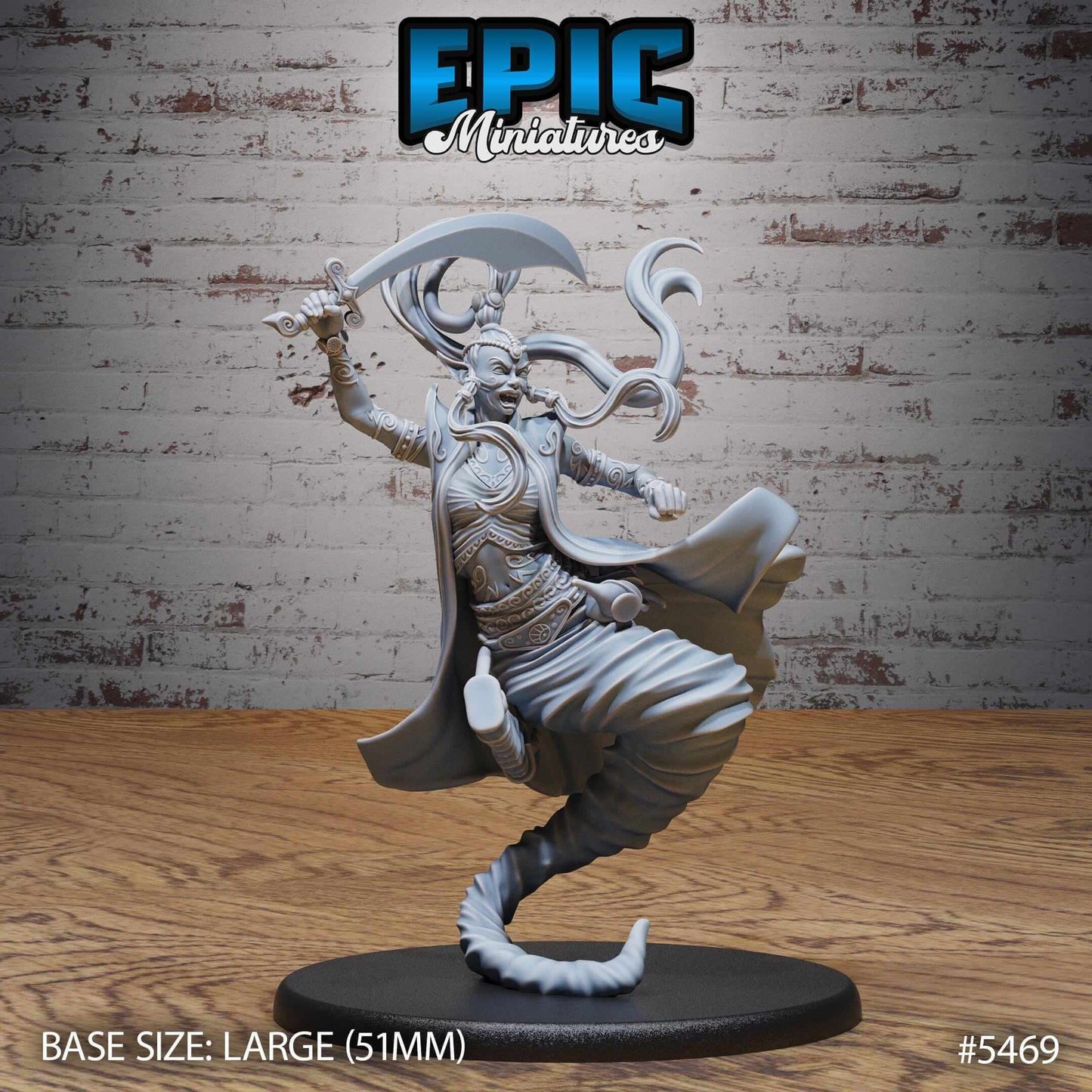 Djinni Female Set - D&D Epic Miniatures   and Dragons