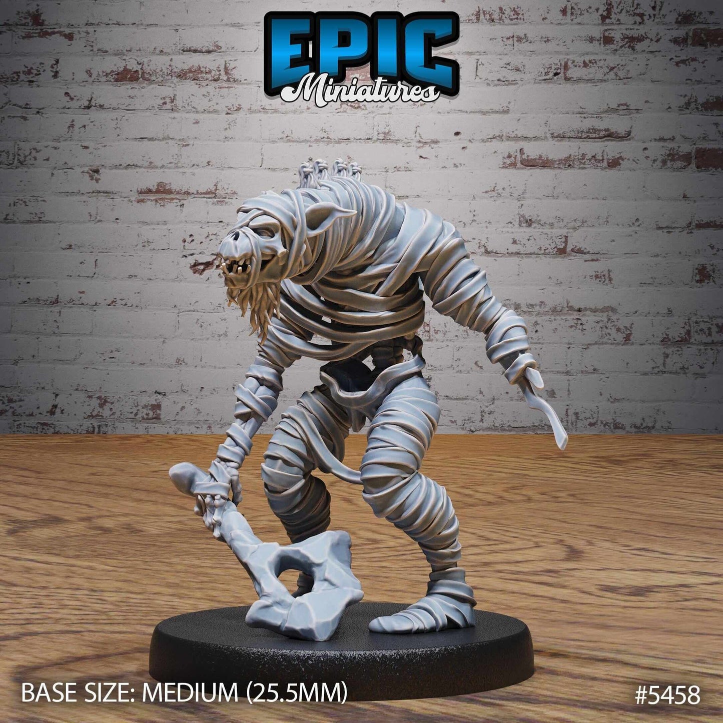 Gnoll Mummy Set - D&D Epic Miniatures   and Dragons