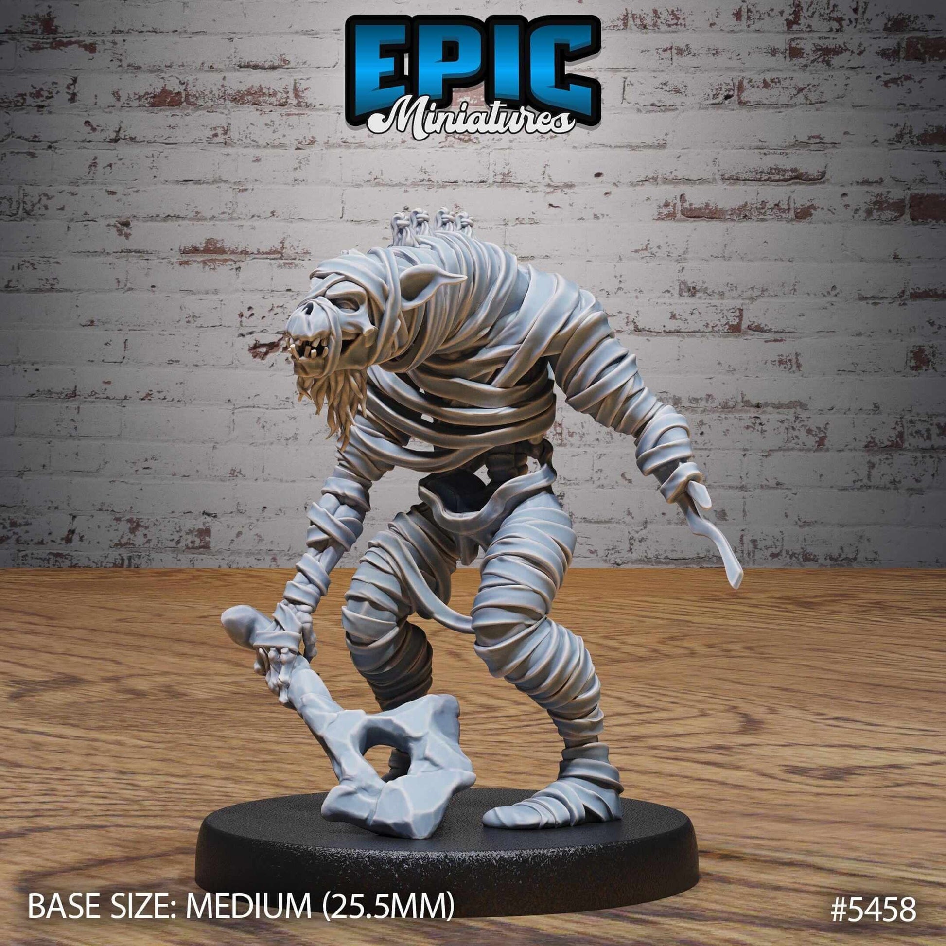 Gnoll Mummy Set - D&D Epic Miniatures   and Dragons