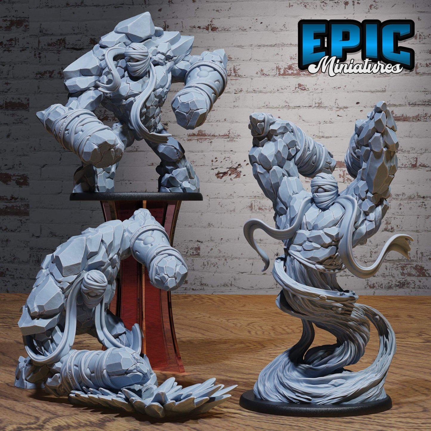 Desert Golem Set - Epic Miniatures - Dungeons and Dragons