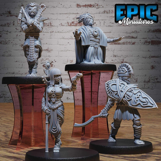Mummy Army set B - Epic Miniatures - Dungeons and Dragons