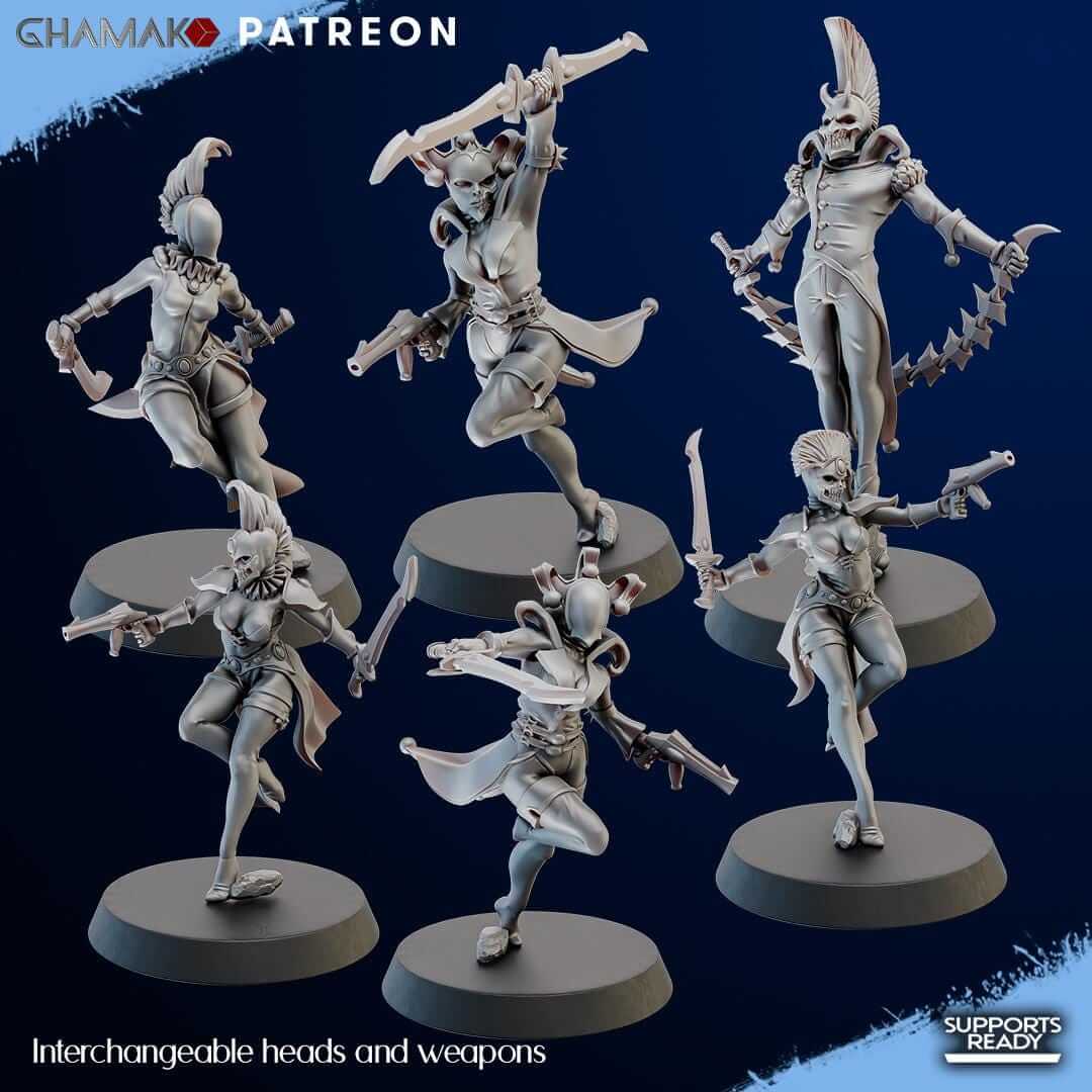 Space Elf Troupe Squad - Ghamak Miniatures