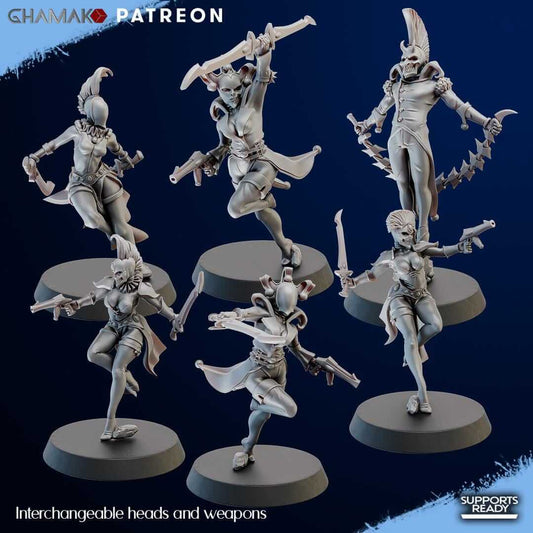 Space Elf Troupe Squad - Ghamak Miniatures