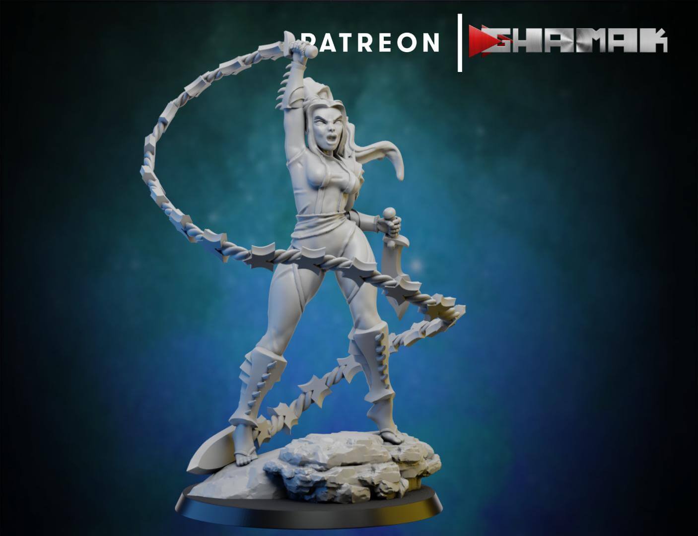 Space Elf Witches Squad - Ghamak Miniatures