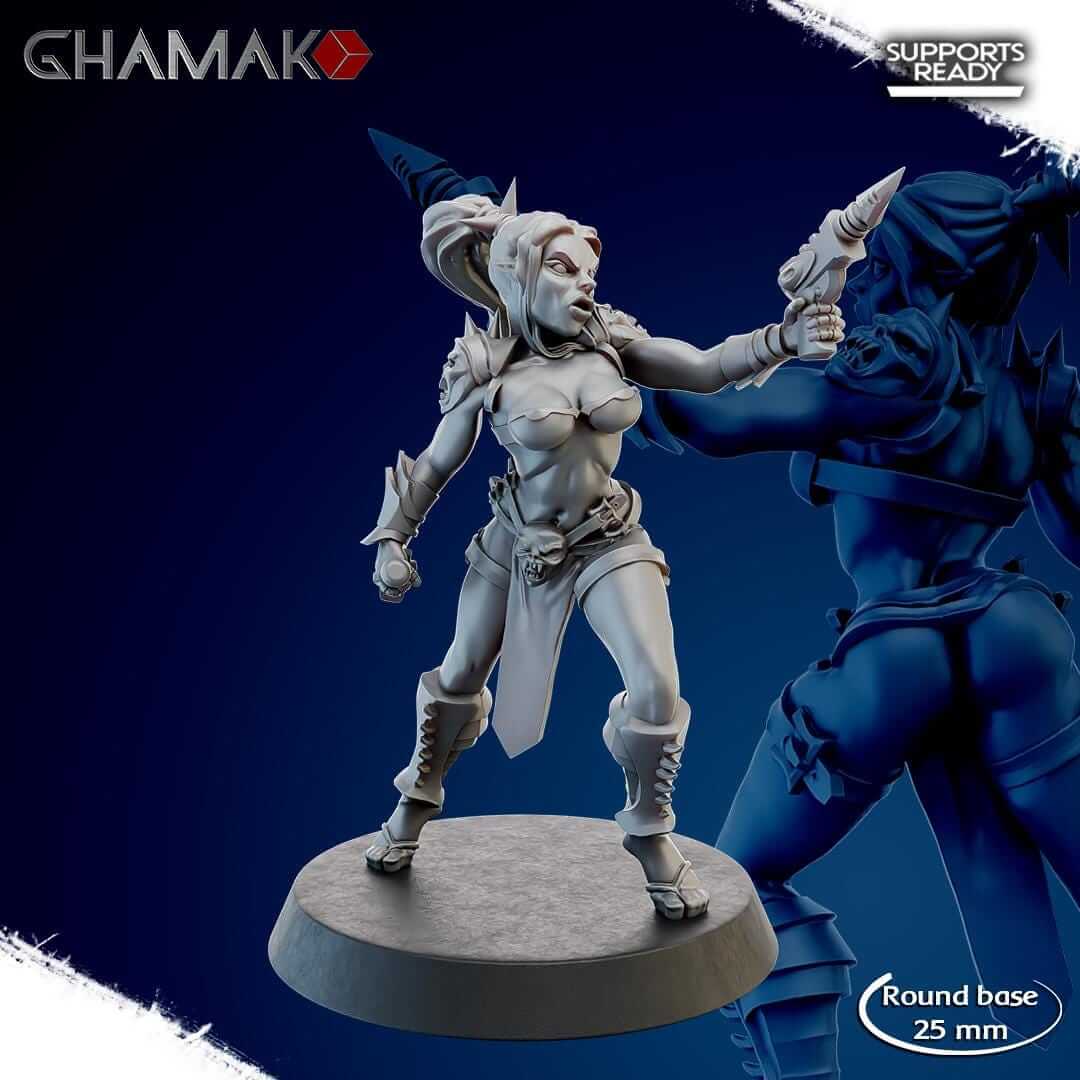 Space Elf Witches Squad - Ghamak Miniatures