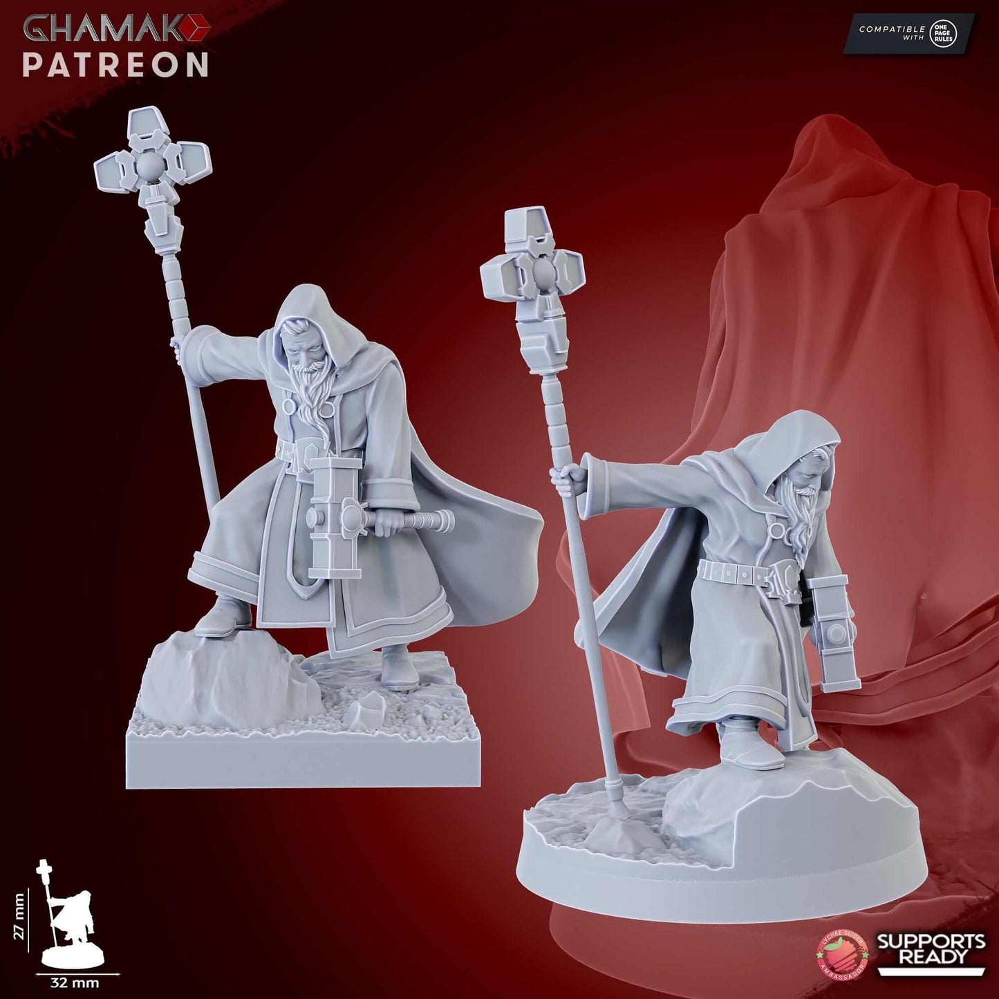 Warlock of the Citadel - Miniatures by Ghamak