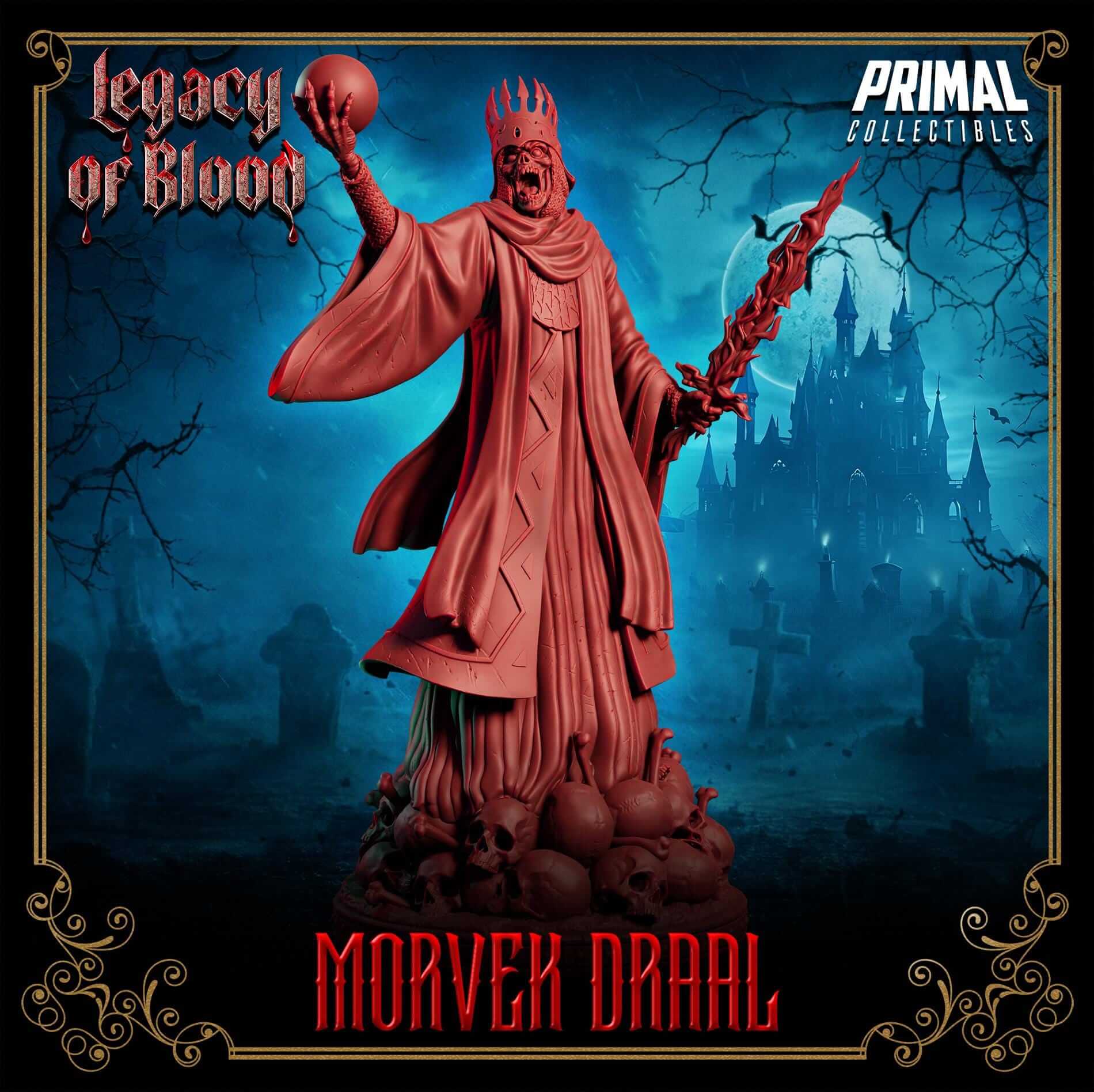 Morvek Draal - Legacy of Blood 3D Printed Resin RPG/Tabletop/Boardgames Miniature Primal Collectibles