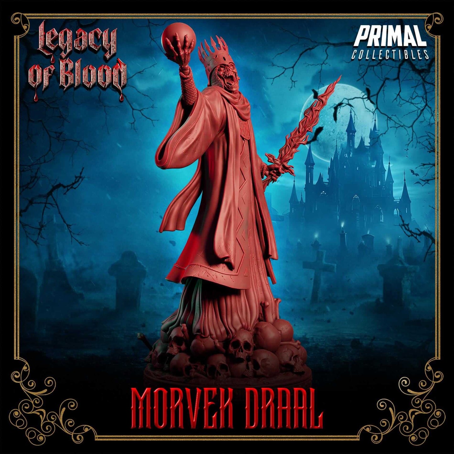 Morvek Draal - Legacy of Blood 3D Printed Resin RPG/Tabletop/Boardgames Miniature Primal Collectibles