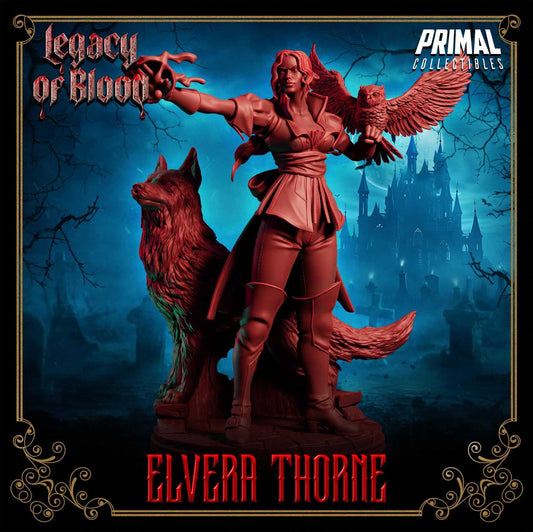 Elvera Thorne - Legacy of Blood 3D Printed Resin RPG/Tabletop/Boardgames Miniature Primal Collectibles