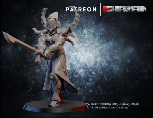 Space Elf Warlock 2 - Ghamak Miniatures