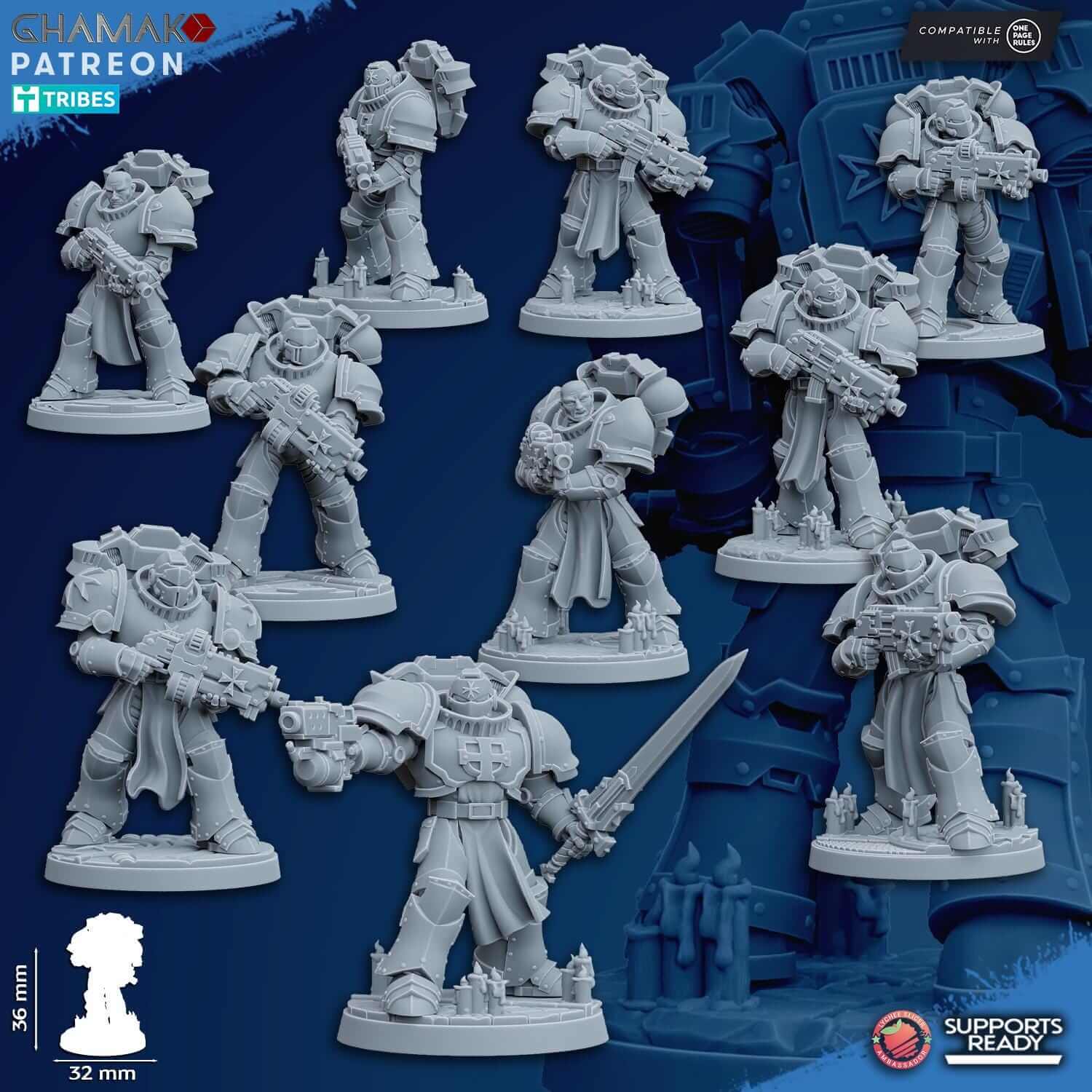 Temple Militum - Ghamak Miniatures Grimdark Void Marines