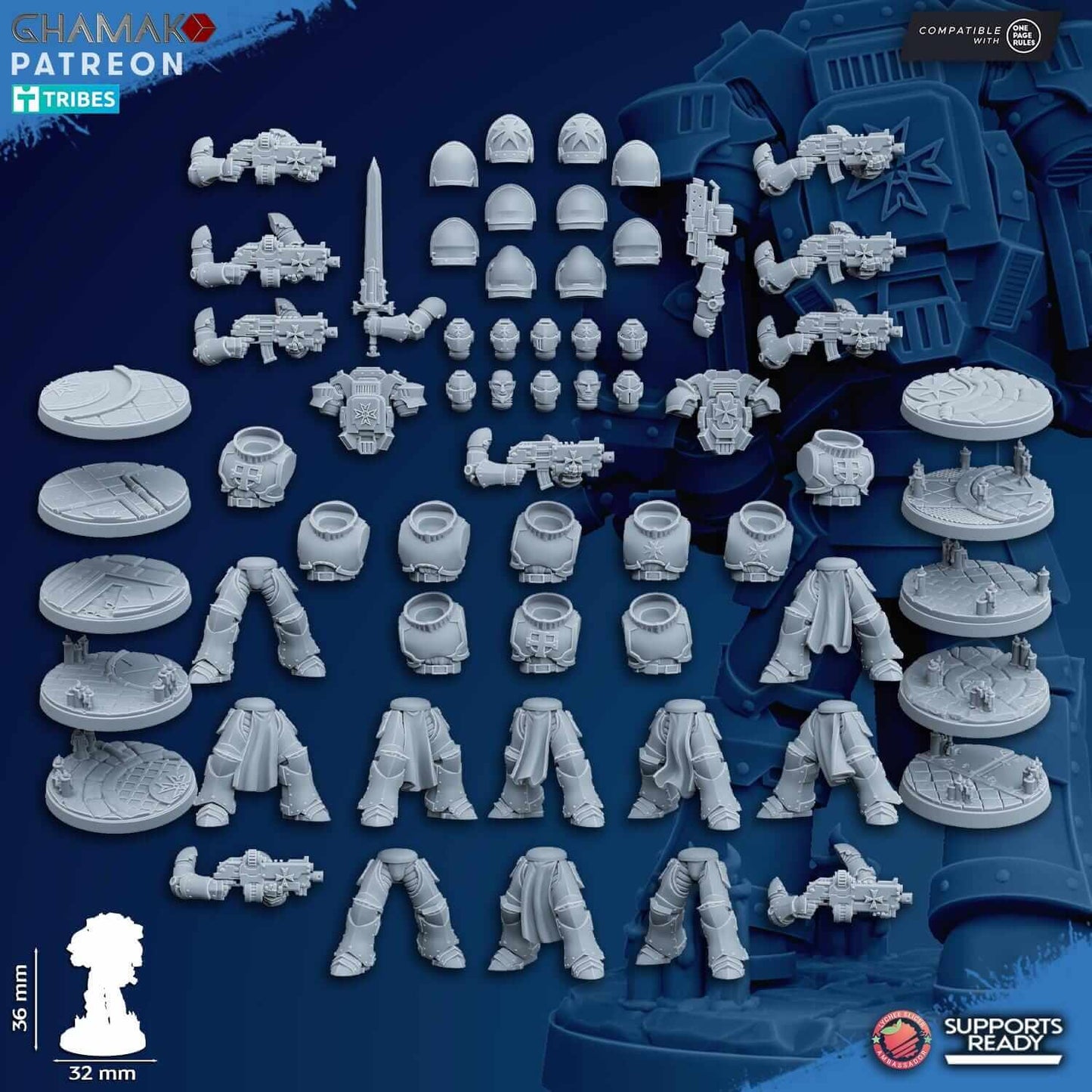 Temple Militum - Ghamak Miniatures Grimdark Void Marines