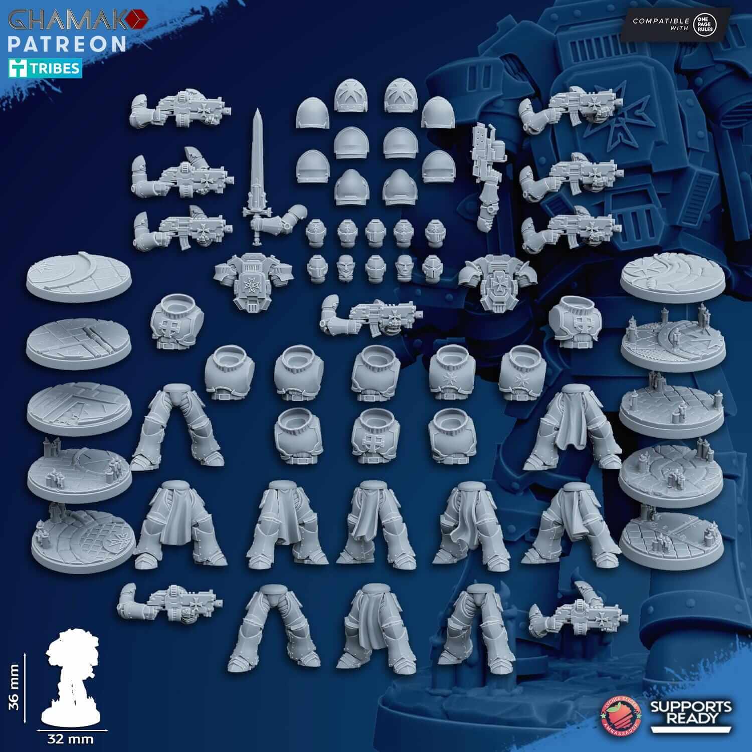 Temple Militum - Ghamak Miniatures Grimdark Void Marines