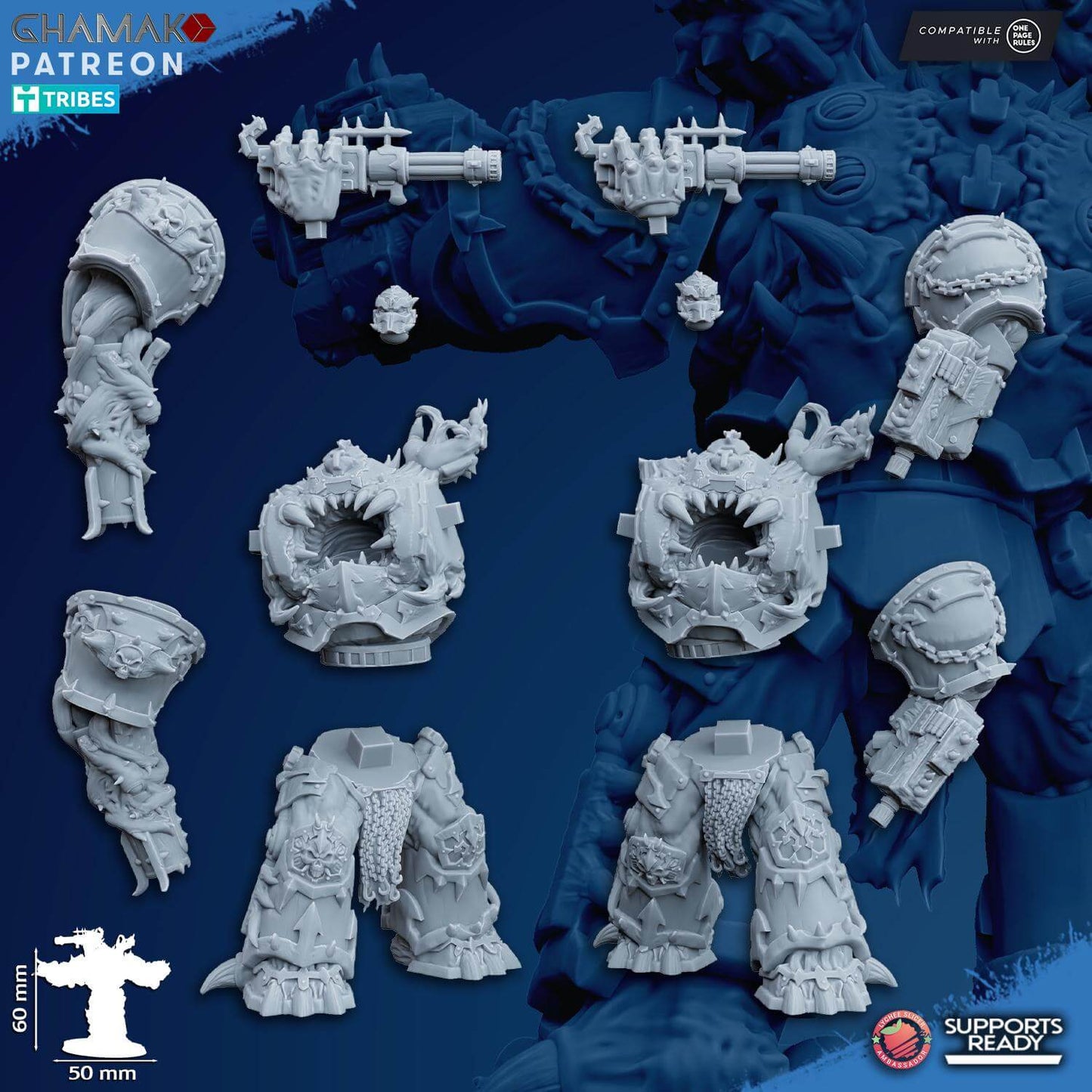 Possessed eradicators - Grimdark Void Marine - Ghamak Miniatures