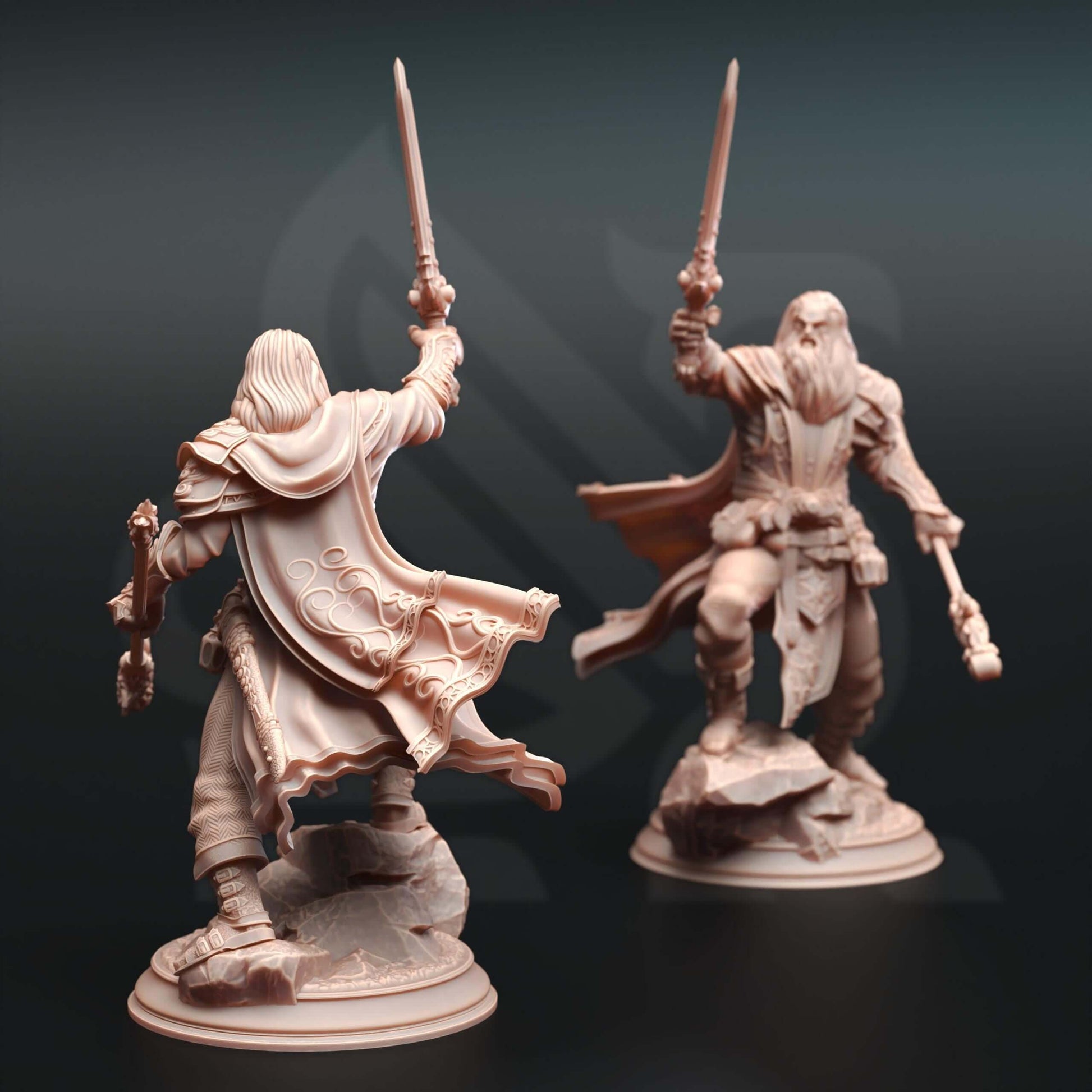 Evocation Master Wizard - Artemis of Canos - 3D Printed Resin RPG/Tabletop/Boardgames Miniature DM Stash