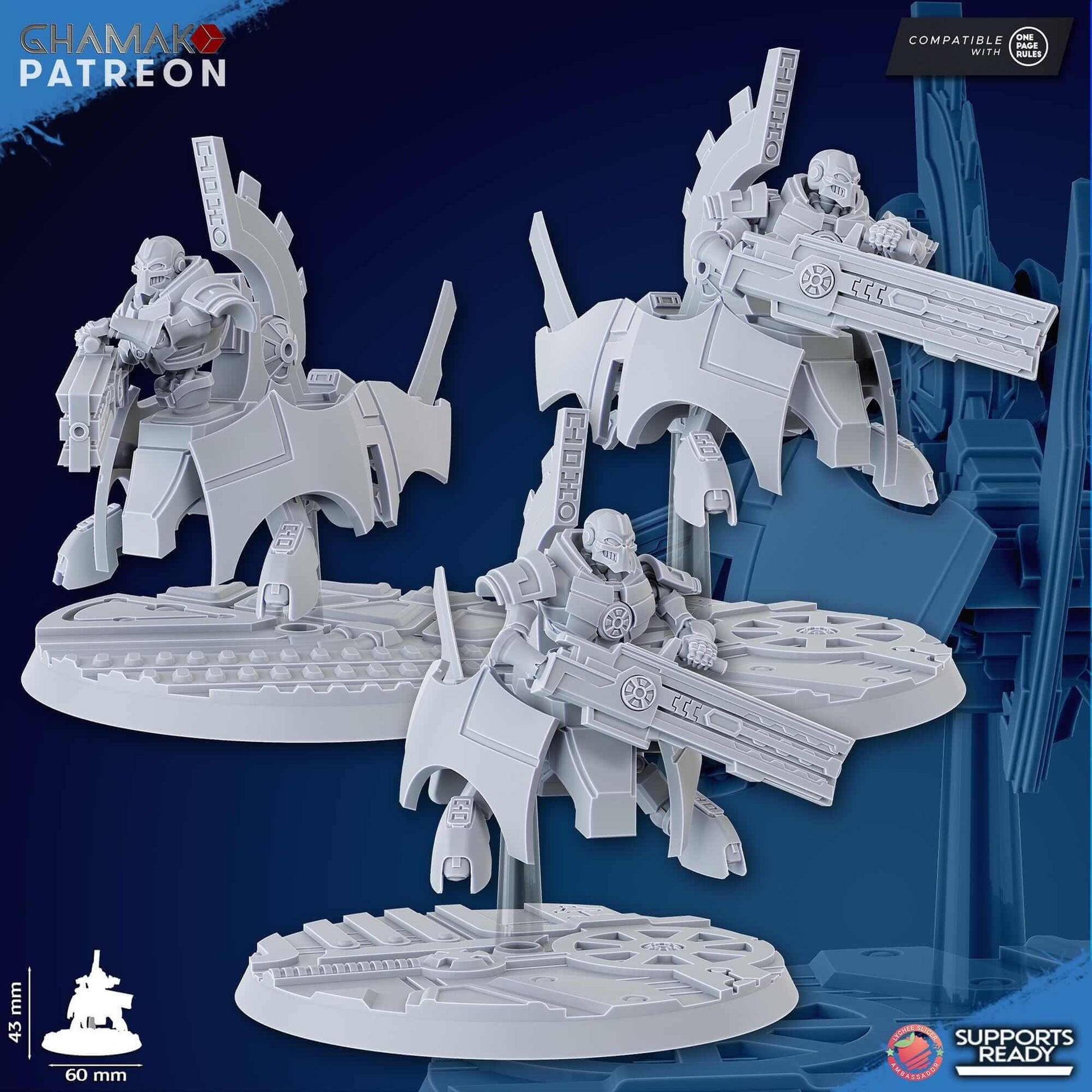 Flying Undying - Necron Proxy - Ghamak Miniatures