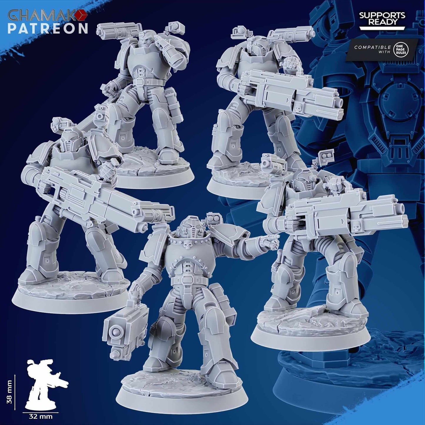 Obliterator Squad - Ghamak Miniatures Grimdark