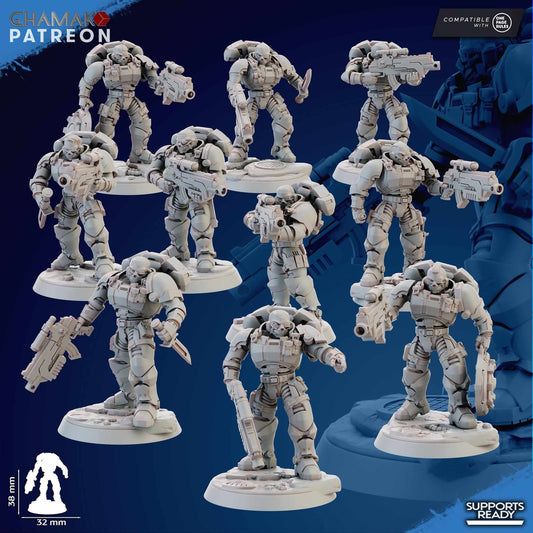 Imperators Incursor - Ghamak Miniatures Grimdark Void Marines