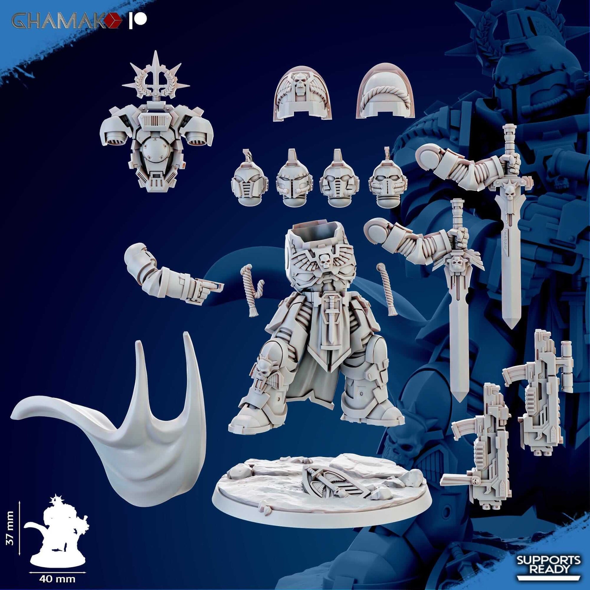 Centurian - Ghamak Miniatures - Grimdark Void Marines