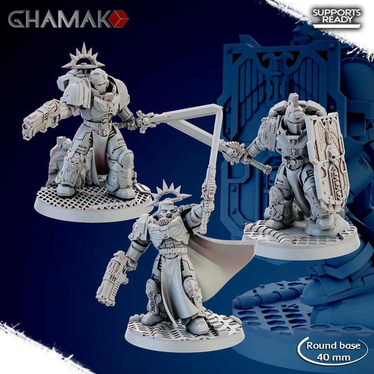 Sword Brothers - Ghamak Miniatures Grimdark Void Marines