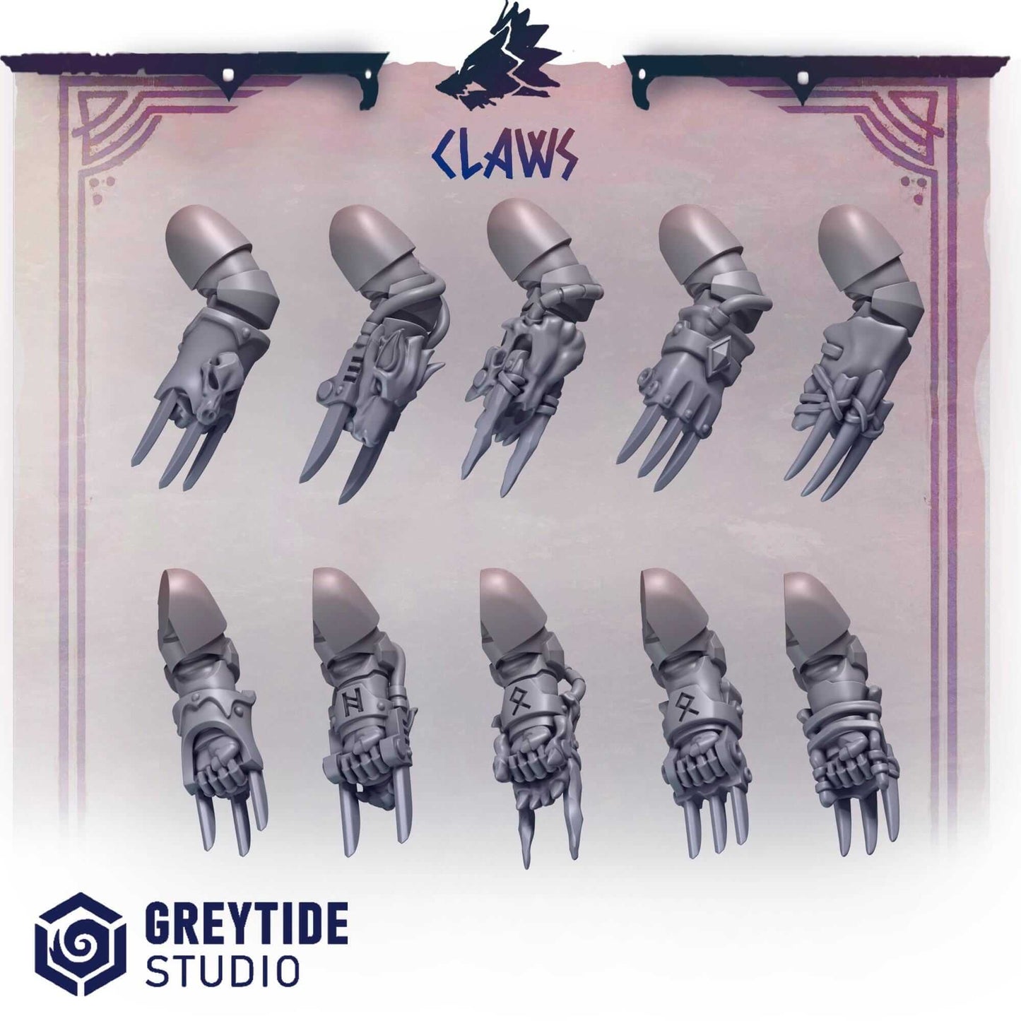 Primal Hounds Weapons - Grey Tide Studio