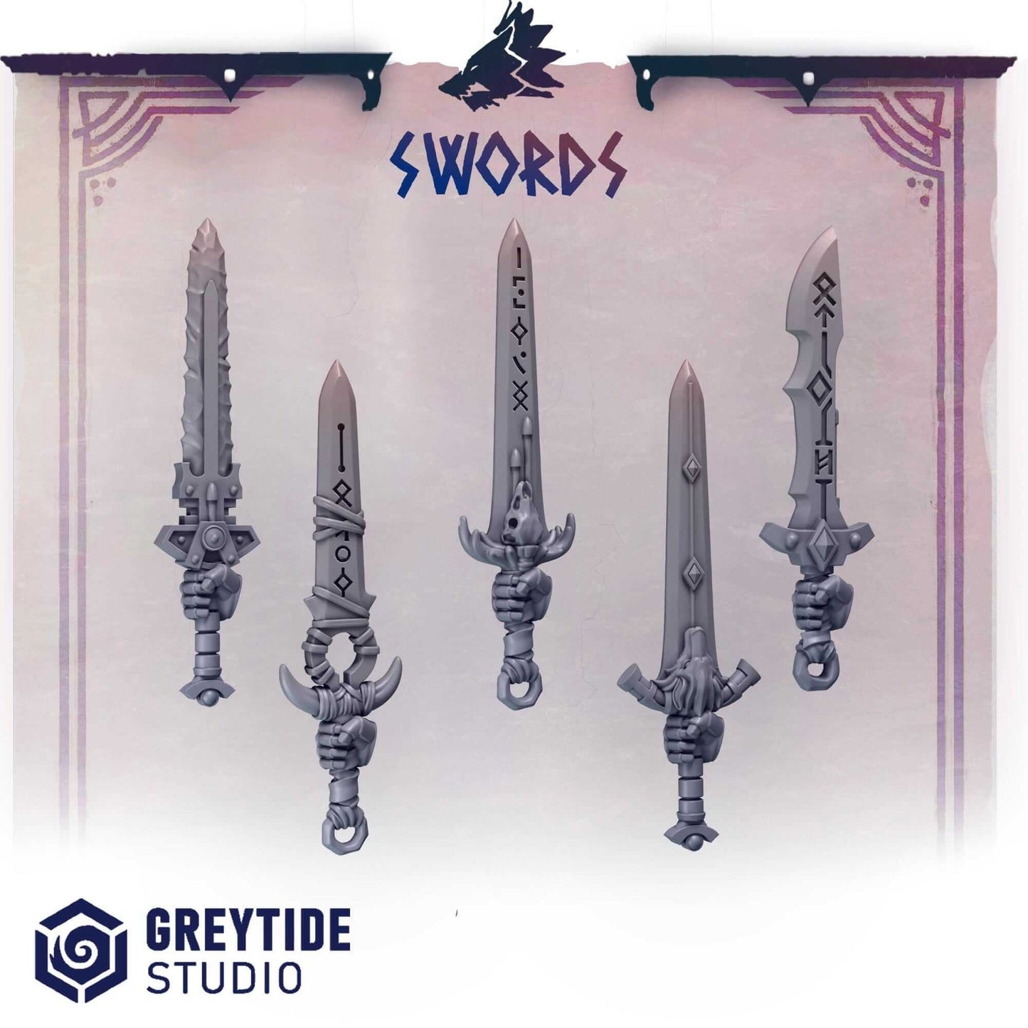Primal Hounds Weapons - Grey Tide Studio