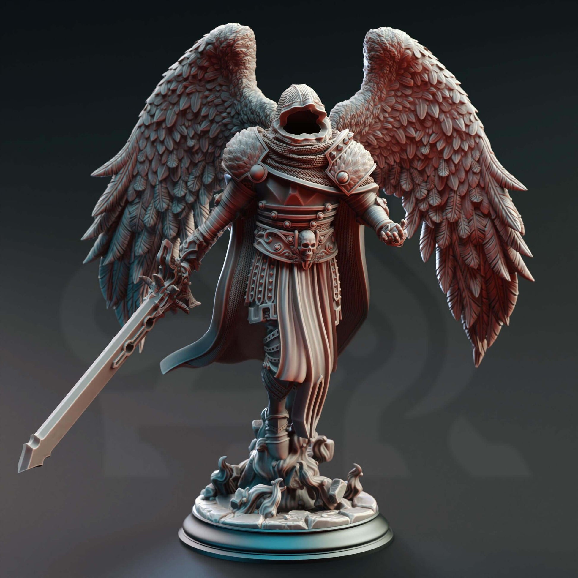 Soulreaper Angel - Eranemeli the Soulbringer - 3D Printed Resin RPG/Tabletop/Boardgames Miniature DM Stash