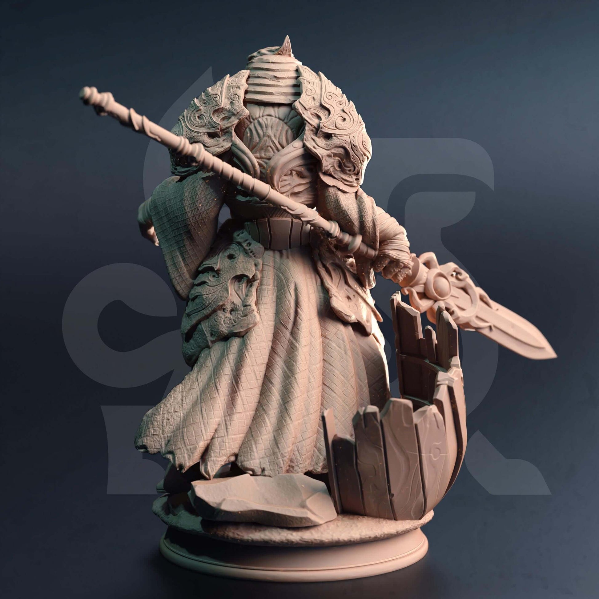 Deep Sea Aberration Guard - Ahznagol - 3D Printed Resin RPG/Tabletop/Boardgames Miniature DM Stash