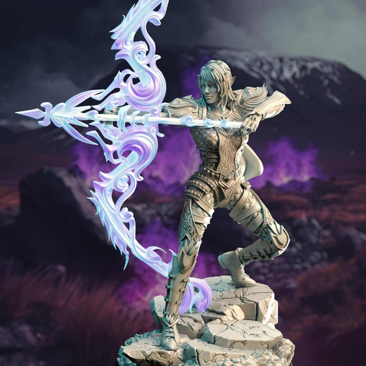High Elf Arcane Archer - Eldiara - 3D Printed Resin RPG/Tabletop/Boardgames Miniature DM Stash