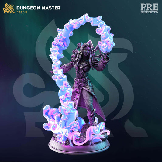 High Elf Sorceress - Irivyl - 3D Printed Resin RPG/Tabletop/Boardgames Miniature DM Stash