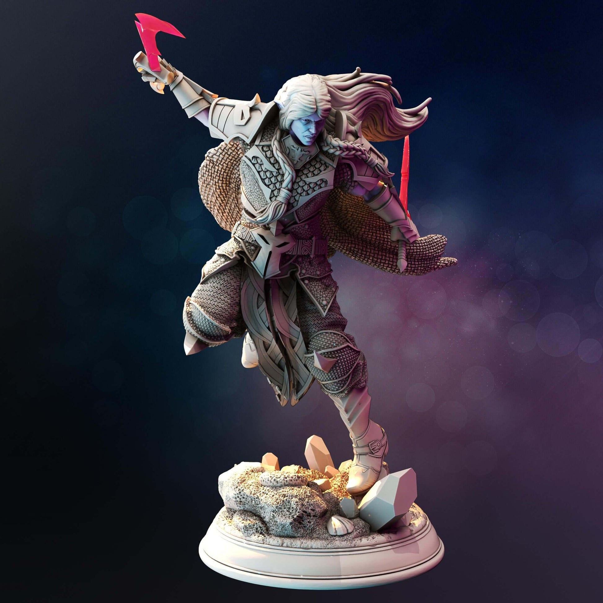 Drow Underdark Ranger - Xandir - 3D Printed Resin RPG/Tabletop/Boardgames Miniature DM Stash