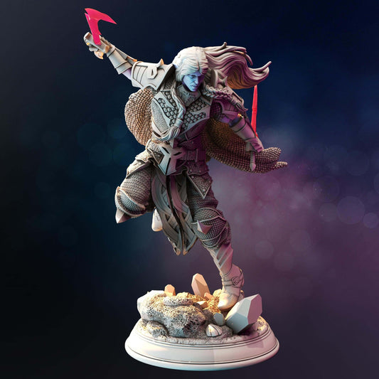 Drow Underdark Ranger - Xandir - 3D Printed Resin RPG/Tabletop/Boardgames Miniature DM Stash