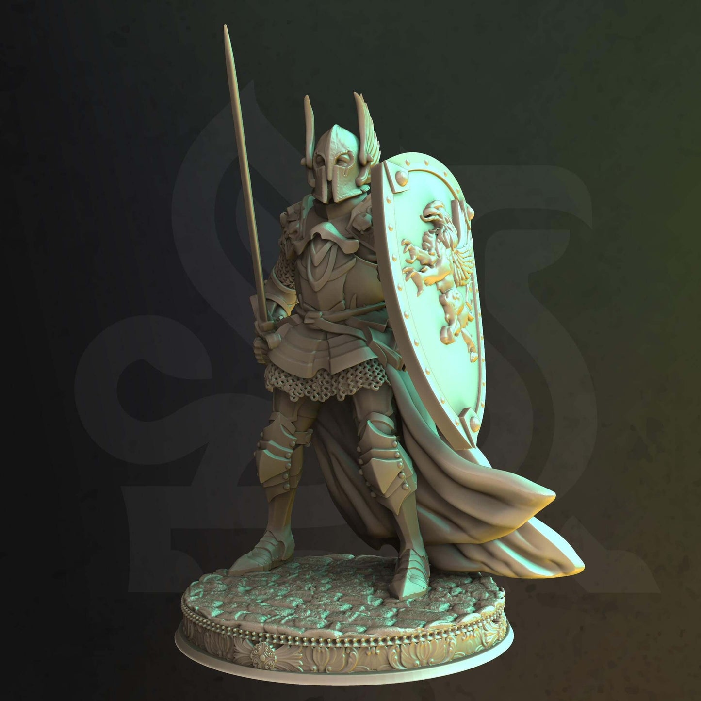 Sergeant - Silus - 3D Printed Resin RPG/Tabletop/Boardgames Miniature DM Stash