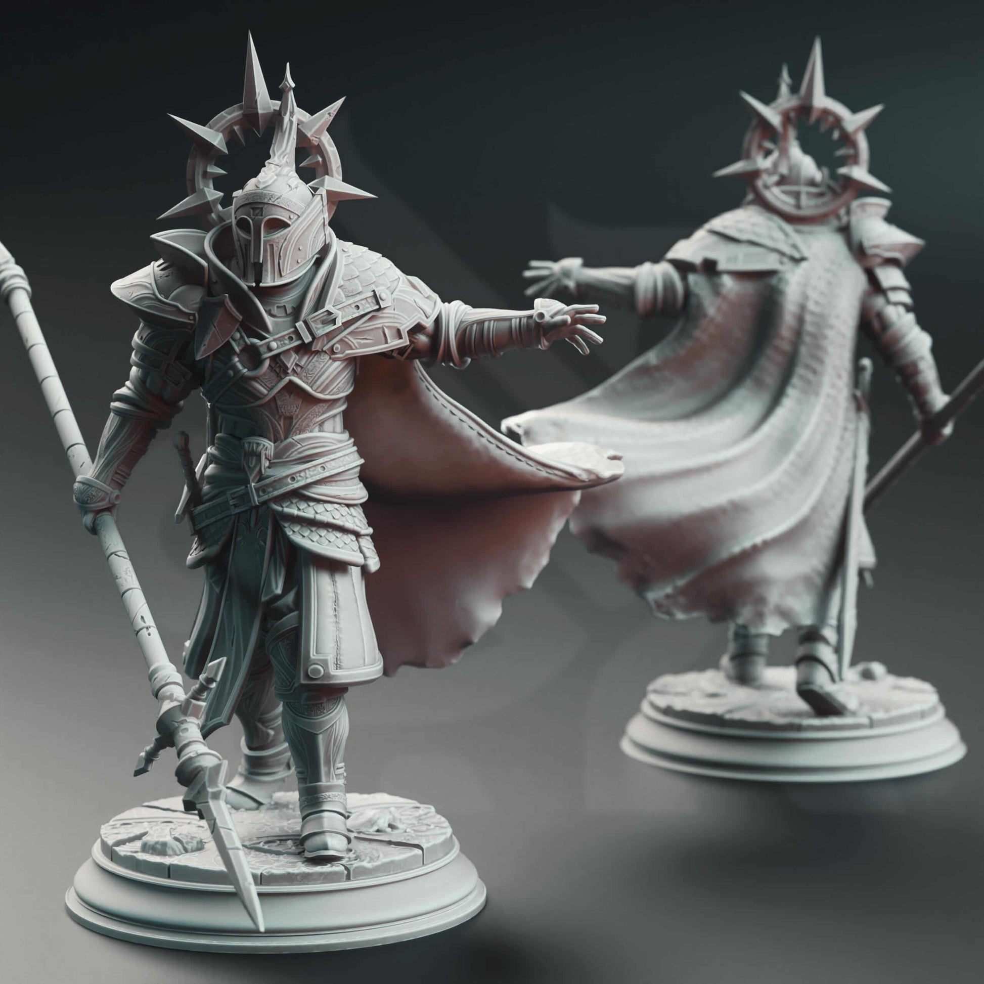 Bodyguard Knight - Roland the Dutiful - 3D Printed Resin RPG/Tabletop/Boardgames Miniature DM Stash