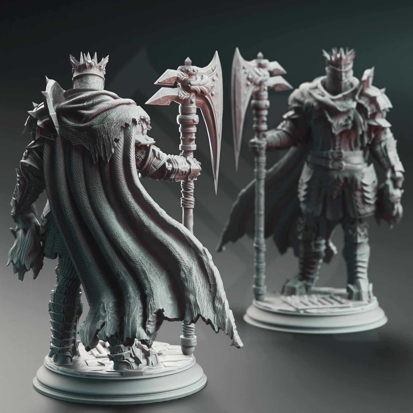 Executioner Knight - Gerhardt the Unwavering - 3D Printed Resin RPG/Tabletop/Boardgames Miniature DM Stash