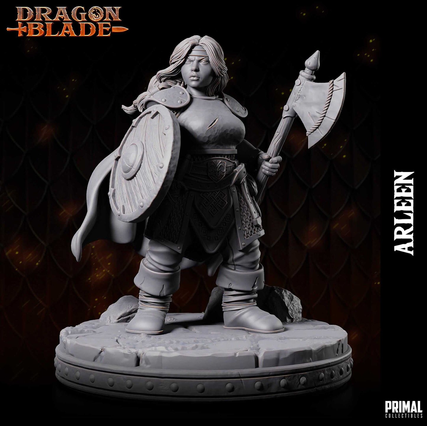 Dwarf - Arleen Goldenaxe - Dragonblade - Masters of Dungeon Quest
