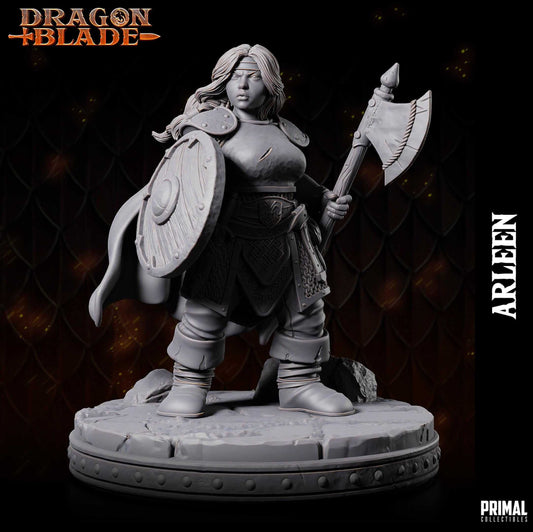 Dwarf - Arleen Goldenaxe - Dragonblade - Masters of Dungeon Quest