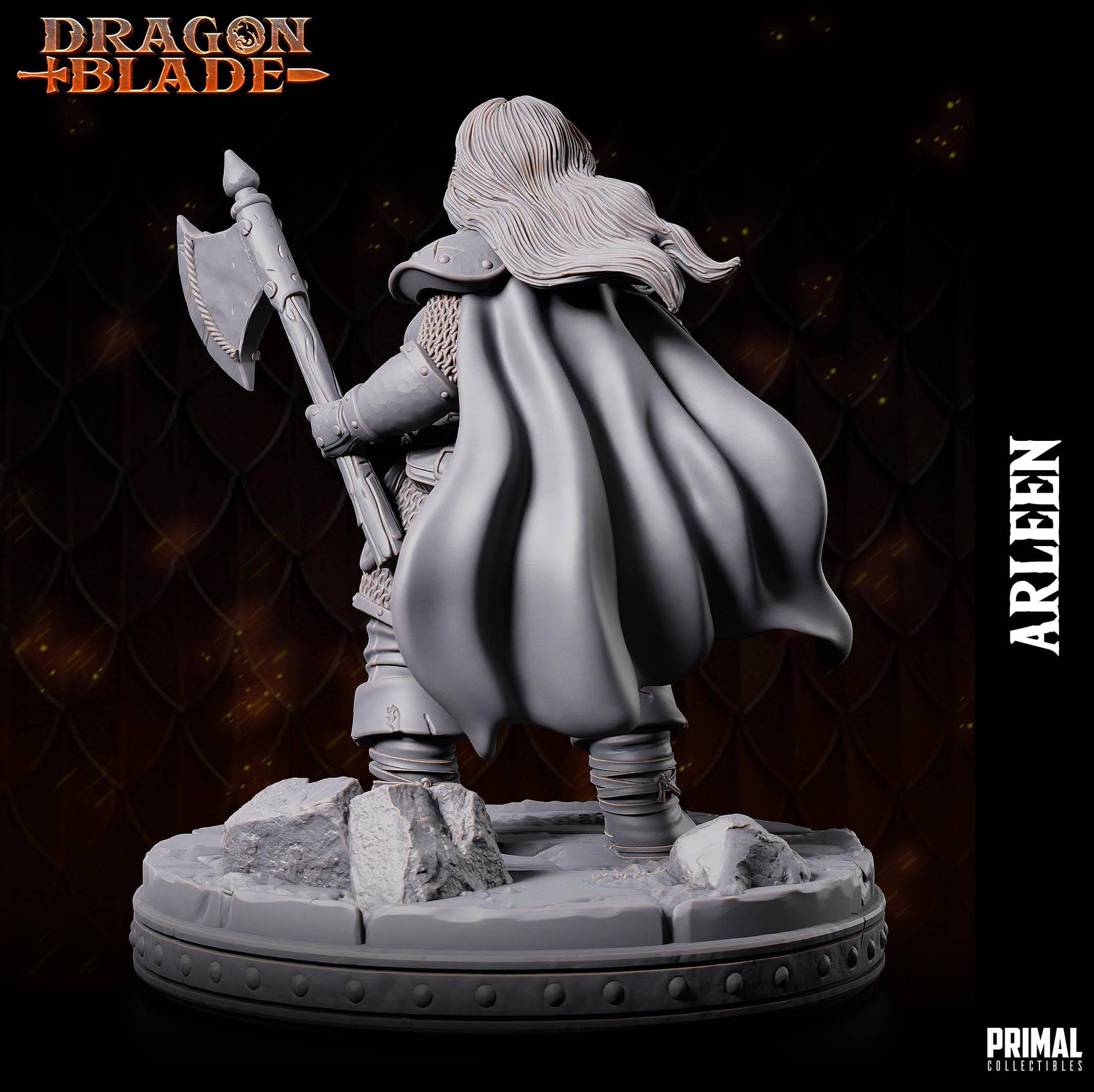 Dwarf - Arleen Goldenaxe - Dragonblade - Masters of Dungeon Quest