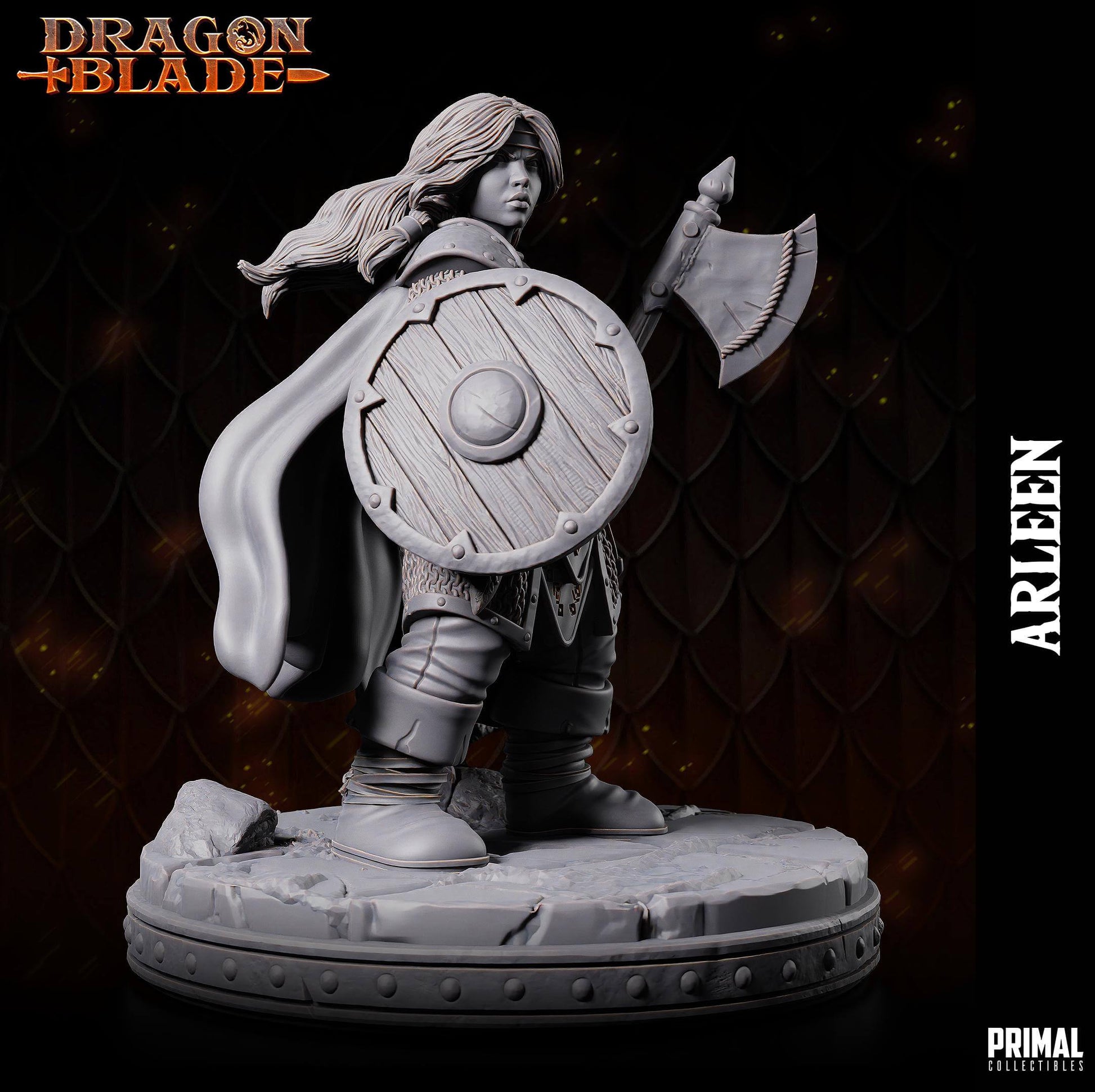 Dwarf - Arleen Goldenaxe - Dragonblade - Masters of Dungeon Quest