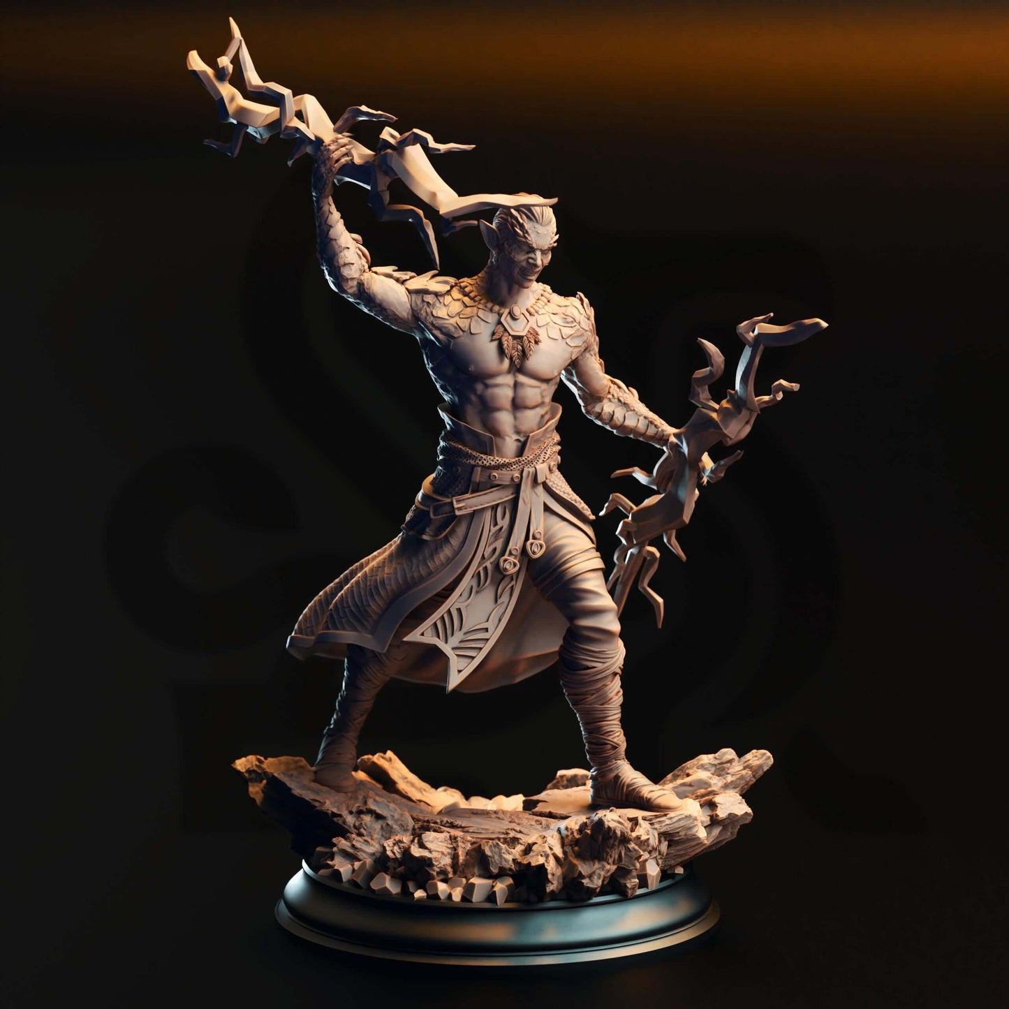 Dragonsoul Sorcerer - Styrax - 3D Printed Resin RPG/Tabletop/Boardgames Miniature DM Stash