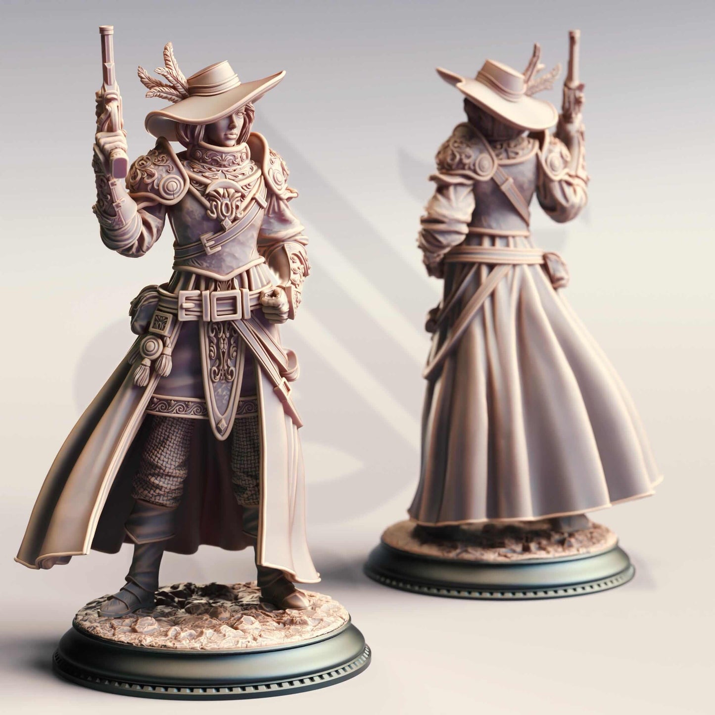 Human High Inquisitor - Lady Cirilia - 3D Printed Resin RPG/Tabletop/Boardgames Miniature DM Stash