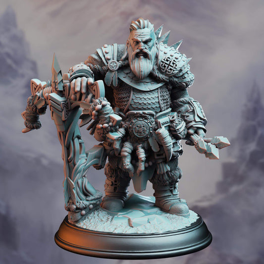 Dwarf Monster Slayer Ranger - Telnam Gnik - 3D Printed Resin RPG/Tabletop/Boardgames Miniature DM Stash