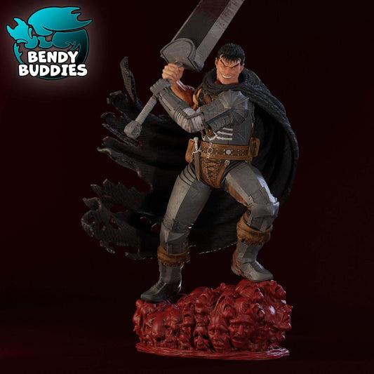 Guts - Berserk - Collectible Fanart Statue - Bendy Buddies