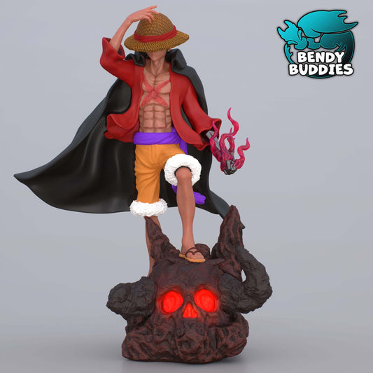 Luffy - One Piece - Collectible Fanart Statue - Bendy Buddies